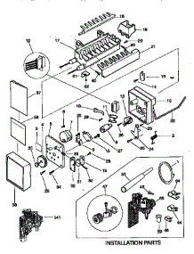 Ice Maker parts for Kenmore Refrigerator 253.58085891 (25358085891, 253 58085891) from AppliancePartsPros.com