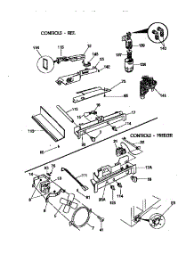 Controls parts for Kenmore Refrigerator 253.58087891 (25358087891, 253 58087891) from AppliancePartsPros.com