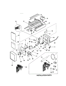 Ice Maker parts for Kenmore Refrigerator 253.58677896 (25358677896, 253 58677896) from AppliancePartsPros.com