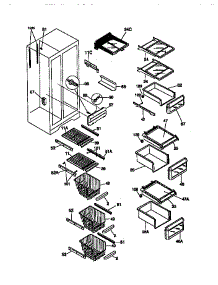 Shelves And Accessories parts for Kenmore Refrigerator 253.58685890 (25358685890, 253 58685890) from AppliancePartsPros.com