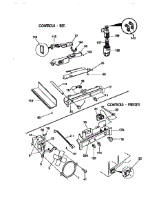 Controls parts for Kenmore Refrigerator 253.58685893 (25358685893, 253 58685893) from AppliancePartsPros.com