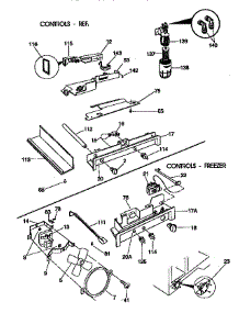 Controls parts for Kenmore Refrigerator 253.58685894 (25358685894, 253 58685894) from AppliancePartsPros.com