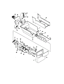 Ice Container parts for Kenmore Refrigerator 253.58685895 (25358685895, 253 58685895) from AppliancePartsPros.com