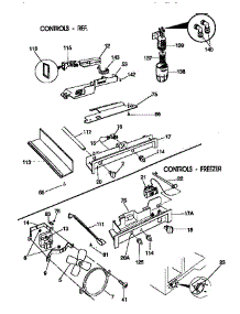 Controls - Ref. parts for Kenmore Refrigerator 253.58687891 (25358687891, 253 58687891) from AppliancePartsPros.com