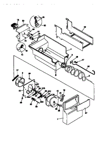 Ice Container parts for Kenmore Refrigerator 253.58687893 (25358687893, 253 58687893) from AppliancePartsPros.com