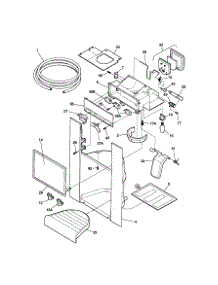 Dispenser parts for Kenmore Refrigerator 253.59489991 (25359489991, 253 59489991) from AppliancePartsPros.com