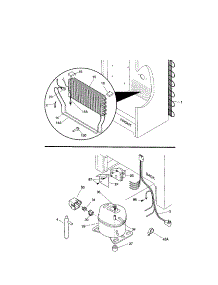 System parts for Kenmore Refrigerator 253.60721004 (25360721004, 253 60721004) from AppliancePartsPros.com