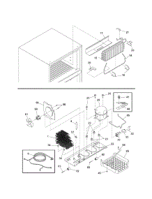 System parts for Kenmore Refrigerator 253.60752401 (25360752401, 253 60752401) from AppliancePartsPros.com
