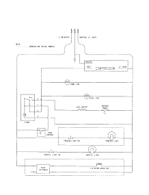 Wiring Schematic parts for Kenmore Refrigerator 253.61122101 (25361122101, 253 61122101) from AppliancePartsPros.com