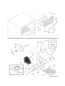 System parts for Kenmore Refrigerator 253.6419240G (2536419240G, 253 6419240G) from AppliancePartsPros.com