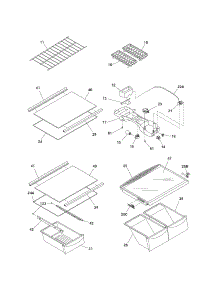 Shelves parts for Kenmore Refrigerator 253.6419940N (2536419940N, 253 6419940N) from AppliancePartsPros.com