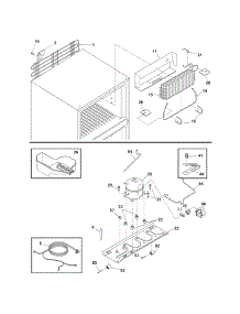 System parts for Kenmore Refrigerator 253.64722401 (25364722401, 253 64722401) from AppliancePartsPros.com