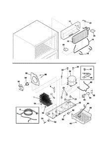 System parts for Kenmore Refrigerator 253.64883400 (25364883400, 253 64883400) from AppliancePartsPros.com