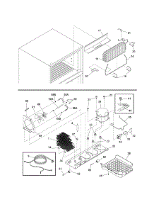 System parts for Kenmore Refrigerator 253.69269701 (25369269701, 253 69269701) from AppliancePartsPros.com