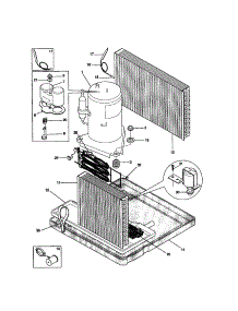 Compressor parts for Kenmore Air Conditioner 253.70094000 (25370094000, 253 70094000) from AppliancePartsPros.com