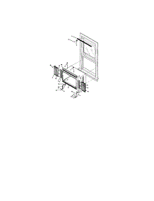 Window Mounting parts for Kenmore Air Conditioner 253.70125002 (25370125002, 253 70125002) from AppliancePartsPros.com