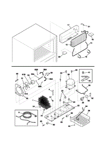 System parts for Kenmore Refrigerator 253.71122102 (25371122102, 253 71122102) from AppliancePartsPros.com