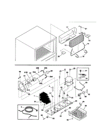 System parts for Kenmore Refrigerator 253.71134101 (25371134101, 253 71134101) from AppliancePartsPros.com