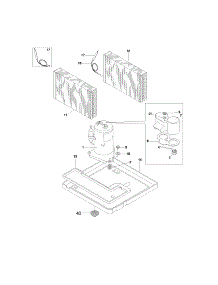 Compressor Parts parts for Kenmore Air Conditioner 253.73185300 (25373185300, 253 73185300) from AppliancePartsPros.com
