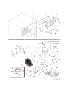 System parts for Kenmore Refrigerator 253.7419440L (2537419440L, 253 7419440L) from AppliancePartsPros.com