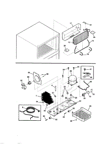 System parts for Kenmore Refrigerator 253.74879401 (25374879401, 253 74879401) from AppliancePartsPros.com