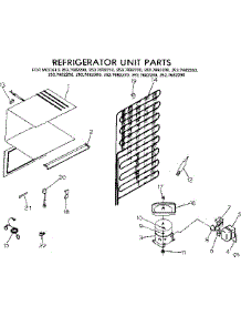 Refrigerator Unit Parts parts for Kenmore Refrigerator 253.7682210 (2537682210, 253 7682210) from AppliancePartsPros.com