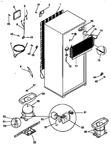 Unit Parts parts for Kenmore Refrigerator 253.76847790 (25376847790, 253 76847790) from AppliancePartsPros.com