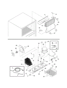 System parts for Kenmore Refrigerator 253.76872502 (25376872502, 253 76872502) from AppliancePartsPros.com