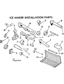 Installation Parts parts for Kenmore Refrigerator 253.7687820 (2537687820, 253 7687820) from AppliancePartsPros.com