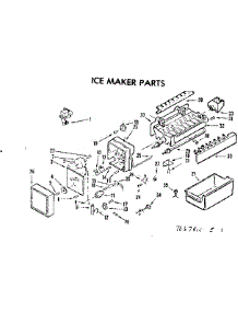 Ice Maker Parts parts for Kenmore Refrigerator 253.7687860 (2537687860, 253 7687860) from AppliancePartsPros.com