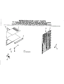 Unit Parts parts for Kenmore Refrigerator 253.7692265 (2537692265, 253 7692265) from AppliancePartsPros.com