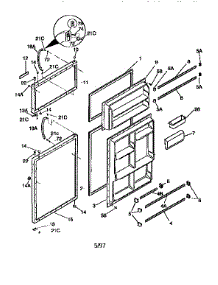 Doors parts for Kenmore Refrigerator 253.77137790 (25377137790, 253 77137790) from AppliancePartsPros.com