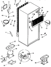 Unit Parts parts for Kenmore Refrigerator 253.77137790 (25377137790, 253 77137790) from AppliancePartsPros.com