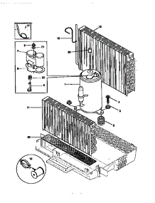 Compressor parts for Kenmore Air Conditioner 253.78071890 (25378071890, 253 78071890) from AppliancePartsPros.com