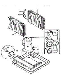 Compressor Parts parts for Kenmore Air Conditioner 253.78088890 (25378088890, 253 78088890) from AppliancePartsPros.com