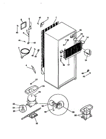 Unit Parts parts for Kenmore Refrigerator 253.78821890 (25378821890, 253 78821890) from AppliancePartsPros.com