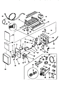 Icemaker parts for Kenmore Refrigerator 253.78837790 (25378837790, 253 78837790) from AppliancePartsPros.com