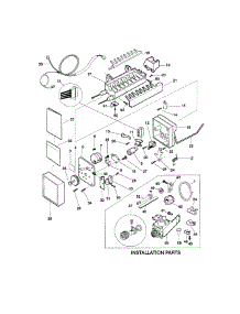 Installation Parts parts for Kenmore Refrigerator 253.78837792 (25378837792, 253 78837792) from AppliancePartsPros.com