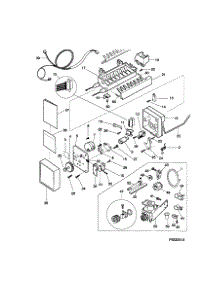 Ice Maker parts for Kenmore Refrigerator 253.79137990 (25379137990, 253 79137990) from AppliancePartsPros.com