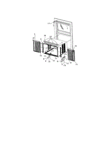 Window Mounting parts for Kenmore Air Conditioner 253.79156990 (25379156990, 253 79156990) from AppliancePartsPros.com