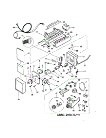 Ice Maker parts for Kenmore Refrigerator 253.79837990 (25379837990, 253 79837990) from AppliancePartsPros.com