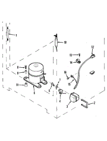 Unit parts for Kenmore Freezer 253.8293610 (2538293610, 253 8293610) from AppliancePartsPros.com