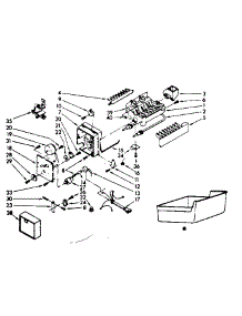 Ice Maker Parts parts for Kenmore Refrigerator 253.8357732 (2538357732, 253 8357732) from AppliancePartsPros.com
