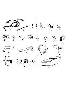 Ice Maker Installation Parts parts for Kenmore Refrigerator 253.8359240 (2538359240, 253 8359240) from AppliancePartsPros.com