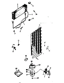 Unit Parts parts for Kenmore Refrigerator 253.8359772 (2538359772, 253 8359772) from AppliancePartsPros.com