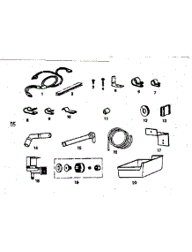 Ice Maker Installation Parts Kit #8085C parts for Kenmore Refrigerator 253.8361291 (2538361291, 253 8361291) from AppliancePartsPros.com
