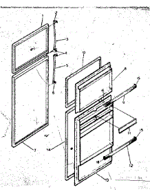 Door Parts parts for Kenmore Refrigerator 253.8369280 (2538369280, 253 8369280) from AppliancePartsPros.com