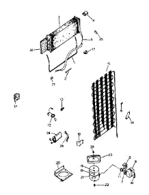 Unit Parts parts for Kenmore Refrigerator 253.8375700 (2538375700, 253 8375700) from AppliancePartsPros.com