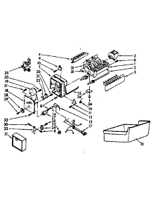 Ice Maker Parts parts for Kenmore Refrigerator 253.8389780 (2538389780, 253 8389780) from AppliancePartsPros.com