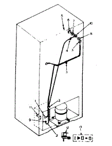 Ice Maker Installation Parts parts for Kenmore Refrigerator 253.8569110 (2538569110, 253 8569110) from AppliancePartsPros.com